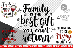 Fed Up Holiday Quotes Clipart Product Image 1