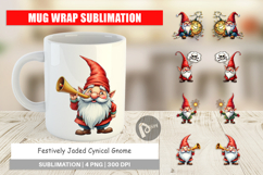 Festively Jaded Mug Wrap Product Image 1