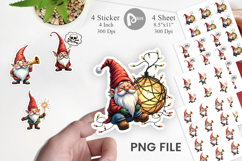 Festively Jaded Sticker Product Image 1