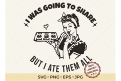 Retro Housewife SVG Funny Baking Product Image 1