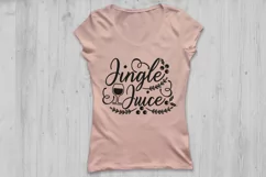 jingle juice svg, christmas svg, jolly svg, christmas wine. Product Image 2