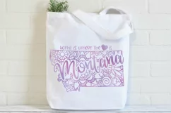 Montana Mandala SVG File - Home is Where the Heart Is SVG Product Image 4