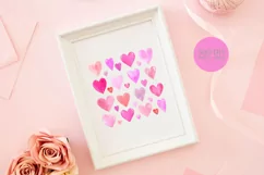 Valentine Heart Sublimation Design PNG Product Image 2