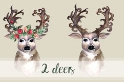 Oh, deer! - Watercolor Clip Art Set Product Image 3