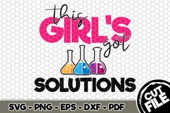 This Girl&#039;s Got Solutions - SVG Cut File n133 Product Image 1