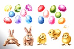 Happy Easter. Watercolor collection Product Image 21