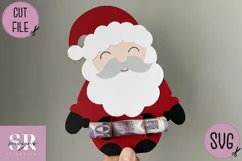 Santa Money card | Paper cutting | Money card SVG Product Image 2