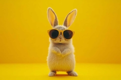funny bunny with glasses Product Image 1