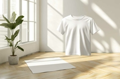 White T-shirt Mockup Product Image 1