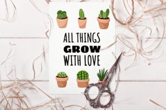 Cute Succulents Hygge Postcards Big Set Product Image 5