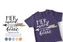 Mermaid - Mermaid at Heart SVG Cut Files Product Image 1