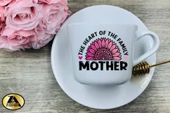 Mothers Day SVG PNG EPS DXF MOTHER SVG Mom Sunflower SVG Product Image 4