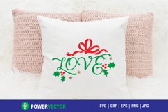 Christmas Love svg - cutting files for Cameo, Cricut Product Image 2