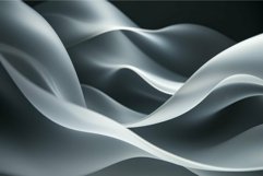 Contemporary Abstract smooth wavy. Generate Ai Product Image 1