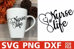 Nurse Life svg, Doctor svg, Stethoscope svg, Medical vector Product Image 1