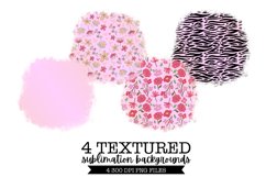 4 Textured Backgrounds - Sublimation Background Product Image 1