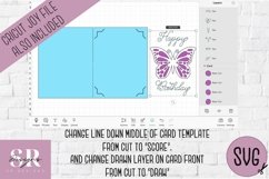 3D Birthday card insert design| Paper cutting |Cricut Card Product Image 4