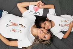Mom and daughter clip art, Mother's Day clipart, Best Mom Product Image 6