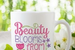 Beauty Blooms from within sublimation design Product Image 2