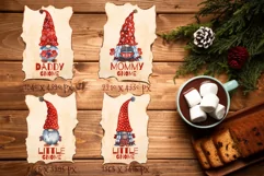 Christmas Gnome Family. Christmas Gnomes. Watercolor clipart Product Image 2
