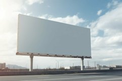 Roadside Billboard Sign Mockup Outdoor Signage Template Product Image 1