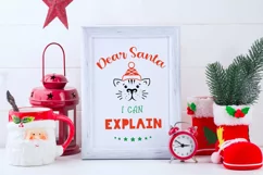Dear Santa I Can Explain Svg, Christmas Svg, Kids Christmas Product Image 3