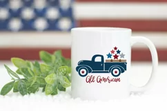 All American SVG Cut File - Patriotic SVG DXF EPS PNG Product Image 5