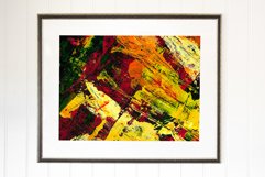 Set of 14 images. Abstract art background. Acrylic painting Product Image 3