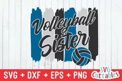 Volleyball SVG | Volleyball Sister | Shirt Design Product Image 2