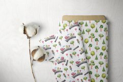 Watercolor kids cars seamless patterns- 10 seamless files Product Image 4