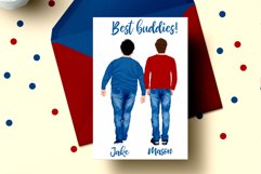 Man clipart, Male clipart, Large man Boyfriend clipart Product Image 6