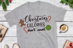 Christmas Calories Don't Count svg, christmas svg Product Image 2