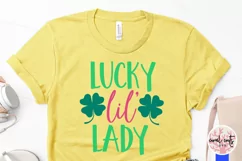 Lucky lil' lady - St. Patrick's Day SVG EPS DXF PNG Product Image 3