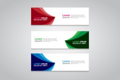 Vector abstract design banner web template. Product Image 1
