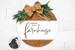 Welcome SVG, Welcome to Our Farmhouse SVG Product Image 1