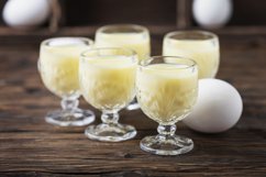 Traditional Italian liquor Vov with eggs Product Image 1