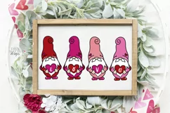 Valentine's Day Love Gnomes - Valentine - Heart - SVG Gnome Product Image 2