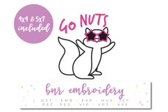 Squirrel Machine Embroidery Design Product Image 1