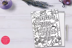 Mother's Day Coloring Pages I Mom Coloring Pages Product Image 3