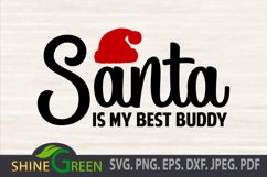 Santa SVG - Quote - Christmas SVG Cut File Product Image 2