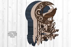 Dreamcatcher Wolf Moon SVG Glowforge Laser Cut Files Product Image 3