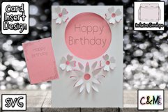 Birthday card bundle | Card Insert | Pop Up Flowers | SVG Product Image 5