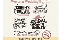 Western Wedding SVG Bundle Bridal Product Image 1