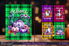 Halloween Garden Flags | Welcome | autumn quotes Product Image 1