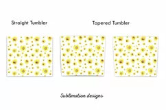 Sunflowers tumbler,20 oz skinny tumbler sublimation png Product Image 2
