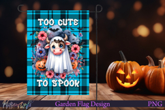 Halloween Garden Flag | Cute Cow Product Image 1