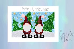 Layered Christmas cards, Card Making, Snowman and Gonk Product Image 4