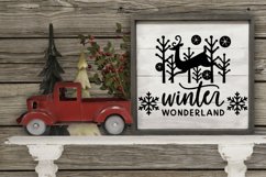Winter wonderland, Christmas decal, Decal, xmas, Christma Product Image 3
