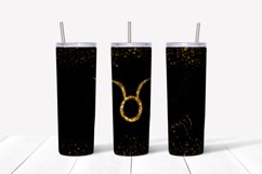 Zodiac sign taurus tumbler,20 oz skinny tumbler sublimation Product Image 2