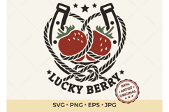 Cowgirl Luck Heart SVG Cowboy love Product Image 1